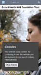 Mobile Screenshot of oxfordhealth.nhs.uk