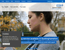 Tablet Screenshot of oxfordhealth.nhs.uk
